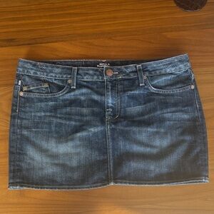 Rock & Republic Indigo Denim Mini Skirt